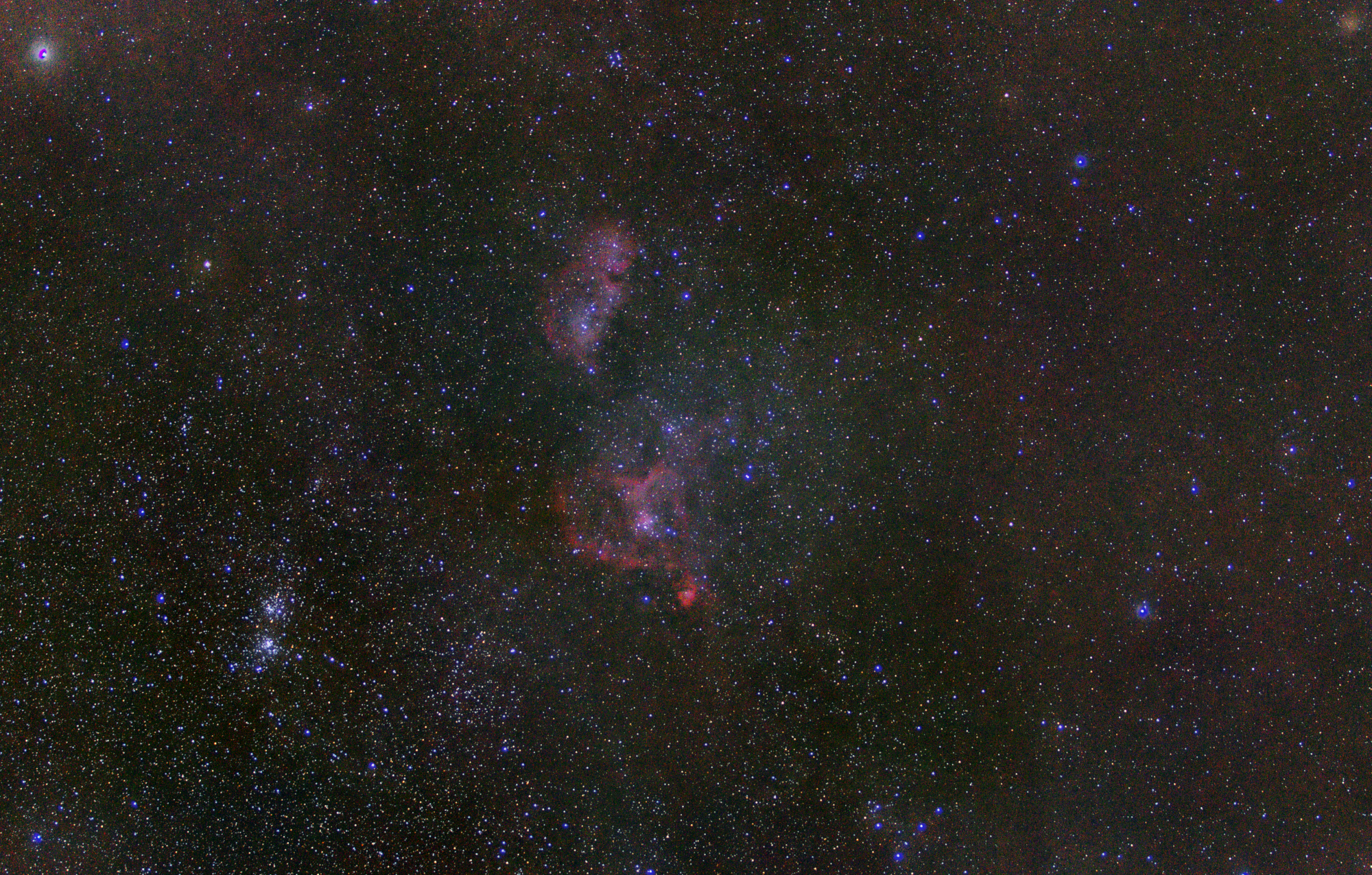 ハート&ソール星雲 Heart and Soul Nebula (IC1805&IC1848) ハート&ソール星雲 Heart and Soul Nebula (IC1805&IC1848)