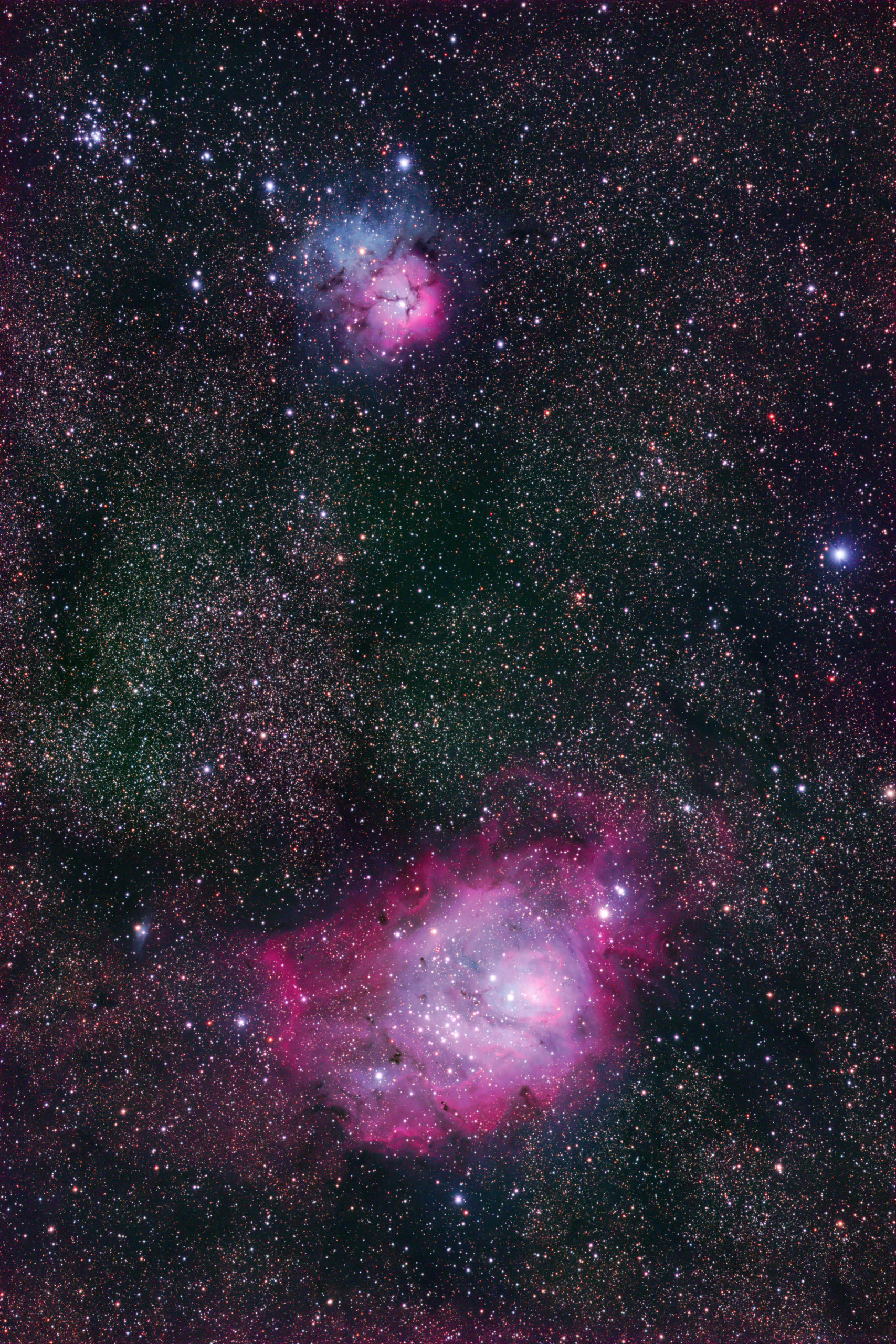 M8 (Lagoon Nebula) — photo by the site owner