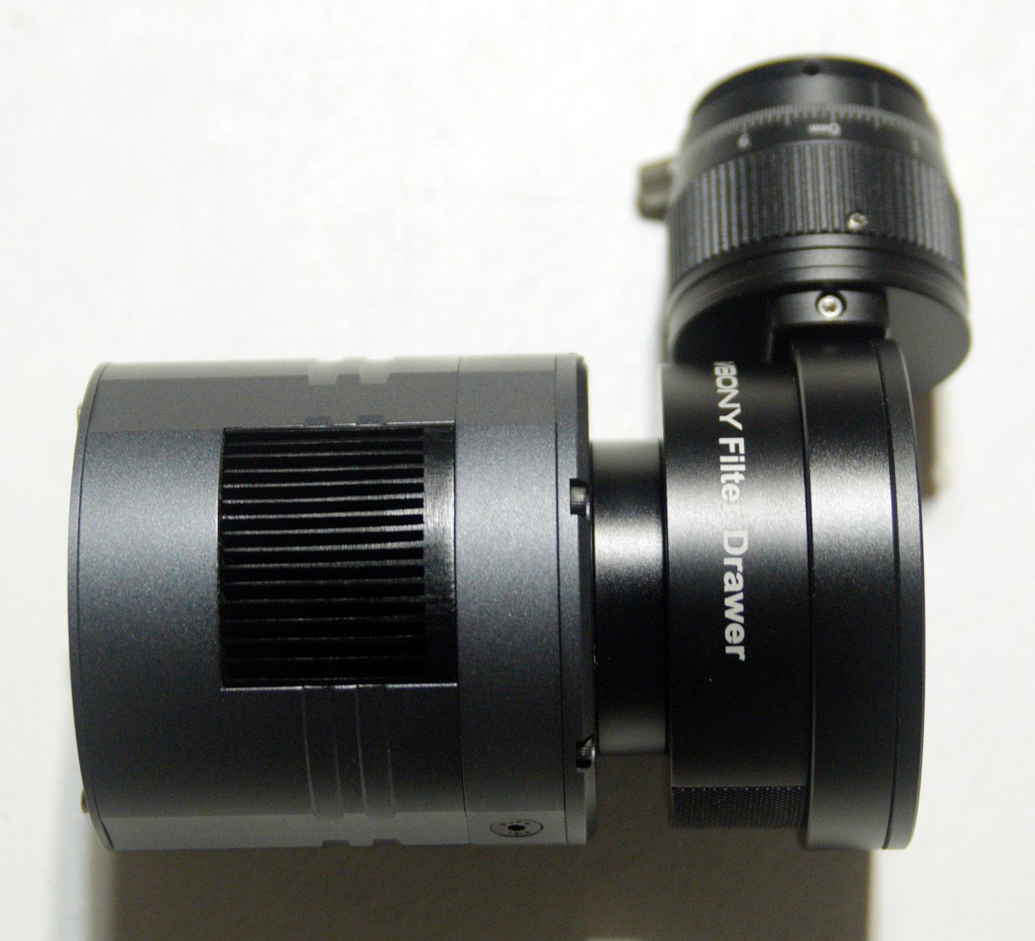SV605CCのバックフォーカス計算(合計55mm)